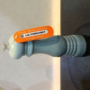 NWT Muted Blue Ombre Large Le Creuset Pepper Mill